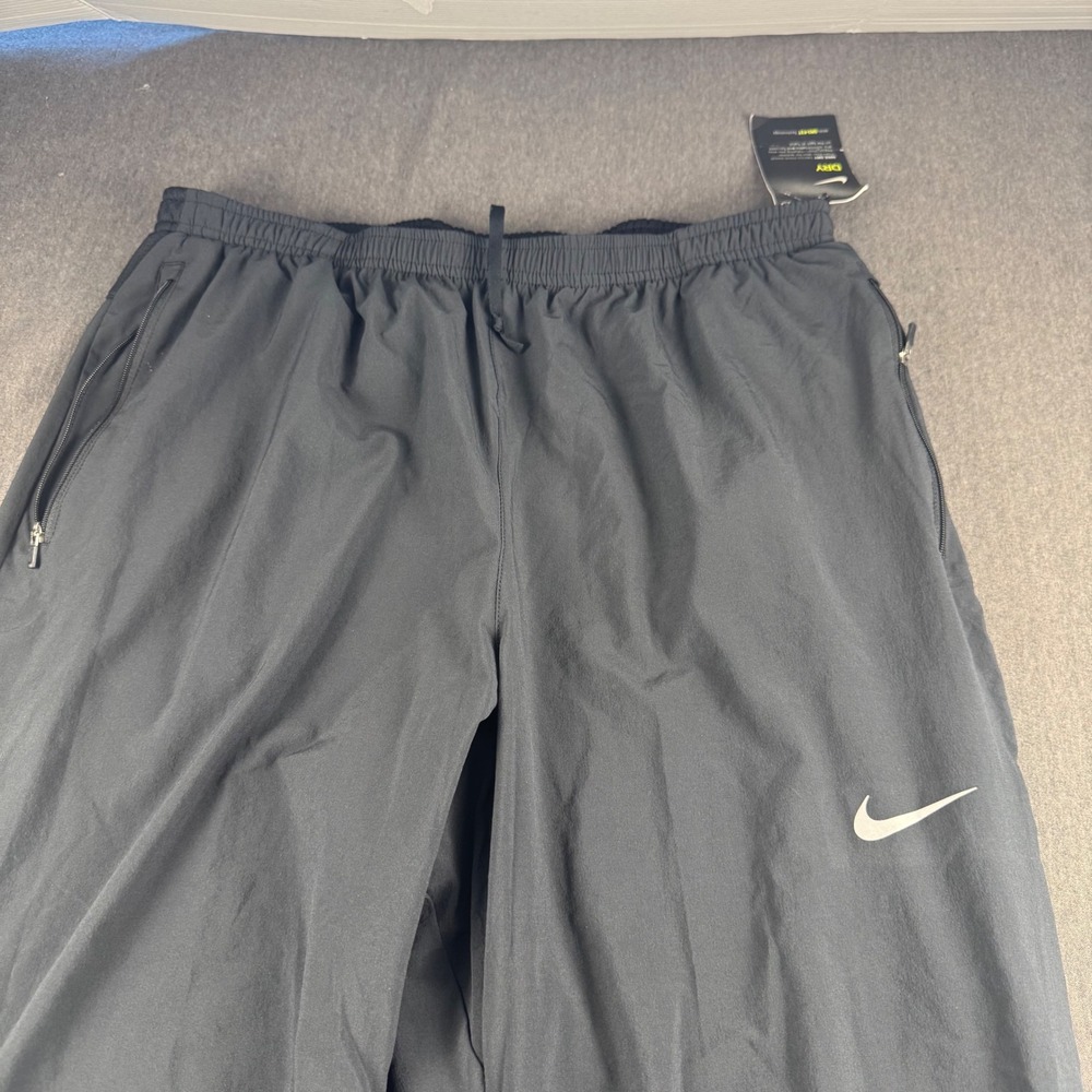 Nike Mens Dri-FIT Running Pants Black Essential Track Joggers 683885-010 XL NWT